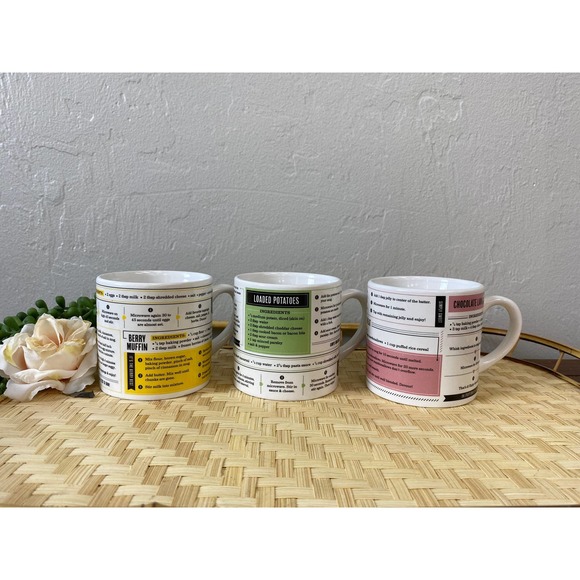 Microwave Meal Recipe Mugs - Breakfast Dinner Cake - Picture 3 of 3